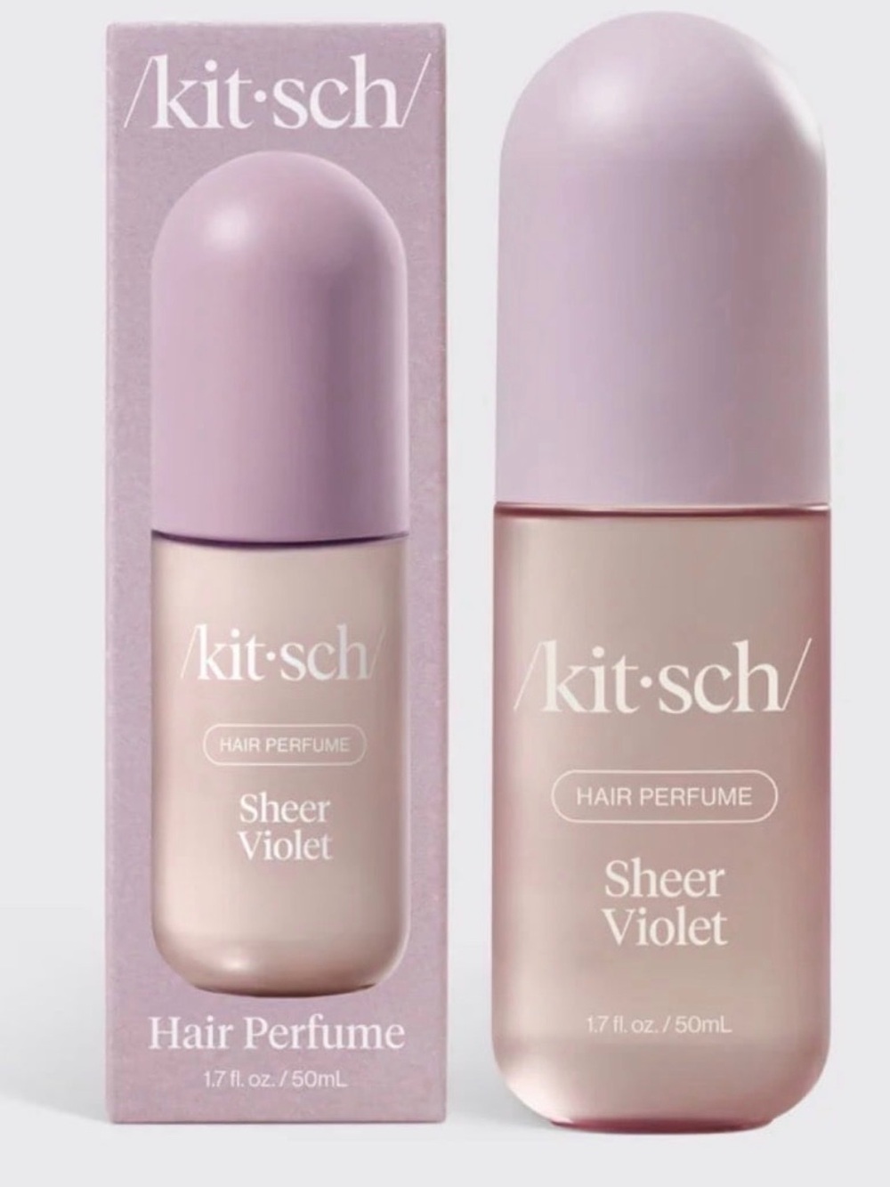 Kitsch Sheer Violet Hair Perfume in the full-size 1.7 fl oz / 50 mL bottle